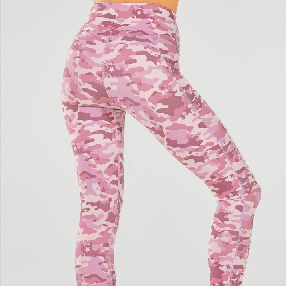 Fabletics high-waisted printed power hold 7/8